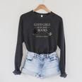 Good Girls Read Bad Books Dark Romance Reader Bookish Raglan Sleeve Sweatshirt Dark Grey Heather Good Girls Read Bad Books Dark Romance Reader Bookish Raglan Sleeve Sweatshirt Dark Grey Heather