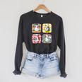 Goose Teacher Back To School Goose Books Student Cute Raglan Sleeve Sweatshirt Dark Grey Heather Goose Teacher Back To School Goose Books Student Cute Raglan Sleeve Sweatshirt Dark Grey Heather
