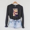 Guarded By Death Book Raglan Sleeve Sweatshirt Dark Grey Heather