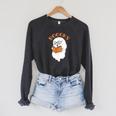 Halloween Boooks Ghost For Book Lover Raglan Sleeve Sweatshirt Dark Grey Heather Halloween Boooks Ghost For Book Lover Raglan Sleeve Sweatshirt Dark Grey Heather
