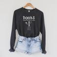 Halloween Literacy Teacher Books Skeleton Librarian Reading For Men Women Kids Raglan Sleeve Sweatshirt Dark Grey Heather Halloween Literacy Teacher Books Skeleton Librarian Reading For Men Women Kids Raglan Sleeve Sweatshirt Dark Grey Heather