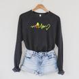 Heartbeat Avocado Reading Book Raglan Sleeve Sweatshirt Dark Grey Heather Heartbeat Avocado Reading Book Raglan Sleeve Sweatshirt Dark Grey Heather