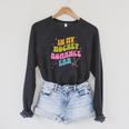 In My Hockey Romance Era Hockey Romance Reader Book CLub Raglan Sleeve Sweatshirt Dark Grey Heather