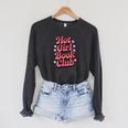Hot Girl Book Club Retro Daisies Raglan Sleeve Sweatshirt Dark Grey Heather Hot Girl Book Club Retro Daisies Raglan Sleeve Sweatshirt Dark Grey Heather