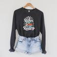I'd Rather Be Reading Book Lover Raglan Sleeve Sweatshirt Dark Grey Heather