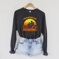 I'd Rather Be Reading Retro Book Lover Bookworm Raglan Sleeve Sweatshirt Dark Grey Heather I'd Rather Be Reading Retro Book Lover Bookworm Raglan Sleeve Sweatshirt Dark Grey Heather