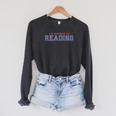 I'd Rather Be Reading Retro Bookish Book Lover Raglan Sleeve Sweatshirt Dark Grey Heather I'd Rather Be Reading Retro Bookish Book Lover Raglan Sleeve Sweatshirt Dark Grey Heather