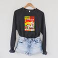 The Iliad Homer Vintage Comic Book Cover Raglan Sleeve Sweatshirt Dark Grey Heather