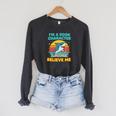 I'm a Book Character Costumes For Kids Storybook Character Premium Tri-Blend Raglan Sleeve Sweatshirt Dark Grey Heather
