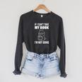I'm Not Going Book Enthusiast Raglan Sleeve Sweatshirt Dark Grey Heather