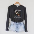 I'm Retired 2026 Cat Reading Book Retirement Raglan Sleeve Sweatshirt Dark Grey Heather I'm Retired 2026 Cat Reading Book Retirement Raglan Sleeve Sweatshirt Dark Grey Heather