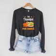 I'm Thankful For Books Lover Reading Pumpkin Thanksgiving Raglan Sleeve Sweatshirt Dark Grey Heather I'm Thankful For Books Lover Reading Pumpkin Thanksgiving Raglan Sleeve Sweatshirt Dark Grey Heather