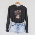 If It Involves Books & Pajamas Count Me In Cute Pajama Night Raglan Sleeve Sweatshirt Dark Grey Heather