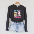 It's a Good Day To Read a Book World Book Day Costume Kids Raglan Sleeve Sweatshirt Dark Grey Heather
