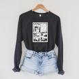 Jack And The Beanstalk 1900 Book Cover Raglan Sleeve Sweatshirt Dark Grey Heather