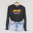 Jesus The Original Superhero Comic Book Christian Faith Raglan Sleeve Sweatshirt Dark Grey Heather Jesus The Original Superhero Comic Book Christian Faith Raglan Sleeve Sweatshirt Dark Grey Heather