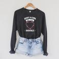 Just A Girl Who Loves Books Shirt Reading Lovers Girls Raglan Sleeve Sweatshirt Dark Grey Heather Just A Girl Who Loves Books Shirt Reading Lovers Girls Raglan Sleeve Sweatshirt Dark Grey Heather