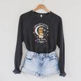 Just a Girl Who Loves Cats Books And Coffee Cartoon Cat Raglan Sleeve Sweatshirt Dark Grey Heather