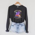 Just A Girl Who Loves Dragons And Books Cute Fantasy Raglan Sleeve Sweatshirt Dark Grey Heather Just A Girl Who Loves Dragons And Books Cute Fantasy Raglan Sleeve Sweatshirt Dark Grey Heather