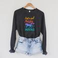 Just a Girl Who Loves Horses And Books Book Lover Raglan Sleeve Sweatshirt Dark Grey Heather