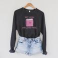 Just a Girl Who Loves Magic Spells Book Raglan Sleeve Sweatshirt Dark Grey Heather