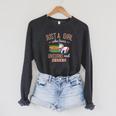Just A Girl Who Loves Unicorns And Books Women Reading Raglan Sleeve Sweatshirt Dark Grey Heather Just A Girl Who Loves Unicorns And Books Women Reading Raglan Sleeve Sweatshirt Dark Grey Heather
