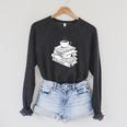 Just One More Chapter Book Reading For Book Lovers Raglan Sleeve Sweatshirt Dark Grey Heather