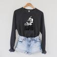 Just One More Chapter Book Skeleton Reading Books Raglan Sleeve Sweatshirt Dark Grey Heather
