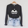 Just One More Chapter Cat Love Cat Book Raglan Sleeve Sweatshirt Dark Grey Heather