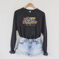 Just One More Chapter And Then Maybe Another Reading Raglan Sleeve Sweatshirt Dark Grey Heather