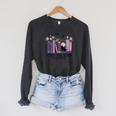 Just One More Chapter Romantasy Book Dragon Bookworm Bookish Raglan Sleeve Sweatshirt Dark Grey Heather