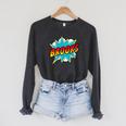 Kids Boys Brooks Comic Book Superhero Name Raglan Sleeve Sweatshirt Dark Grey Heather Kids Boys Brooks Comic Book Superhero Name Raglan Sleeve Sweatshirt Dark Grey Heather
