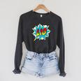 Kids Boys Lio Name Comic Book Superhero Raglan Sleeve Sweatshirt Dark Grey Heather Kids Boys Lio Name Comic Book Superhero Raglan Sleeve Sweatshirt Dark Grey Heather