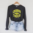 Kids DOAWK Cheese Touch Book Series Raglan Sleeve Sweatshirt Dark Grey Heather