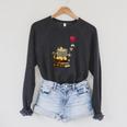 Kittens Cats Tea Books And Balloon Raglan Sleeve Sweatshirt Dark Grey Heather Kittens Cats Tea Books And Balloon Raglan Sleeve Sweatshirt Dark Grey Heather