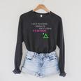 LDS 1st Nephi Pun Book Of Mormon Joke In Tents Raglan Sleeve Sweatshirt Dark Grey Heather
