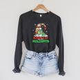 Librarian Booked Up For The Holidays Books Christmas Tree Raglan Sleeve Sweatshirt Dark Grey Heather Librarian Booked Up For The Holidays Books Christmas Tree Raglan Sleeve Sweatshirt Dark Grey Heather