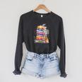Life Of A Reader Lovers Book Nerds Bookworm Raglan Sleeve Sweatshirt Dark Grey Heather