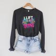 I Lift So I Can Carry More Books Reader Librarian Premium Tri-Blend Raglan Sleeve Sweatshirt Dark Grey Heather I Lift So I Can Carry More Books Reader Librarian Premium Tri-Blend Raglan Sleeve Sweatshirt Dark Grey Heather