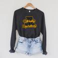 You Literally Mean Figuratively English Book Vocabulary Raglan Sleeve Sweatshirt Dark Grey Heather