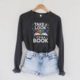 Take A Look Its In A Book Chalkboard Team Bookworm Librarian Raglan Sleeve Sweatshirt Dark Grey Heather Take A Look Its In A Book Chalkboard Team Bookworm Librarian Raglan Sleeve Sweatshirt Dark Grey Heather