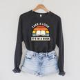 Take A Look It's In A Book Kids Reading Retro Library Raglan Sleeve Sweatshirt Dark Grey Heather Take A Look It's In A Book Kids Reading Retro Library Raglan Sleeve Sweatshirt Dark Grey Heather