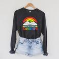 Take A Look It's In A Book Reading Retro Rainbow Vintage Raglan Sleeve Sweatshirt Dark Grey Heather Take A Look It's In A Book Reading Retro Rainbow Vintage Raglan Sleeve Sweatshirt Dark Grey Heather