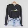 Love Books Heartbeat Reading Book Bibliophile Avid Reader Raglan Sleeve Sweatshirt Dark Grey Heather