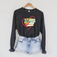 I Love Reading Heart Love Books TShirt Library Bookworm Raglan Sleeve Sweatshirt Dark Grey Heather