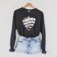 What I Love Most In The World Are My Books Librarian Raglan Sleeve Sweatshirt Dark Grey Heather