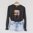 Marvel Comixology Avengers War Of Vampires Comic Book Cover Raglan Sleeve Sweatshirt Dark Grey Heather