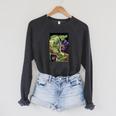 Marvel Comixology Squirrel-Girl And Kang Comic Book Cover Raglan Sleeve Sweatshirt Dark Grey Heather Marvel Comixology Squirrel-Girl And Kang Comic Book Cover Raglan Sleeve Sweatshirt Dark Grey Heather