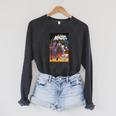 Marvel Comixology West Coast Avengers 8 Comic Book Cover Raglan Sleeve Sweatshirt Dark Grey Heather