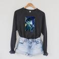 Marvel Comixology X-Men Sentinels Comic Book Cover Raglan Sleeve Sweatshirt Dark Grey Heather